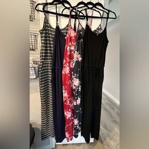5 Romper Style Jumpsuits - Great for summer or loungewear.